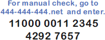 Two numbers